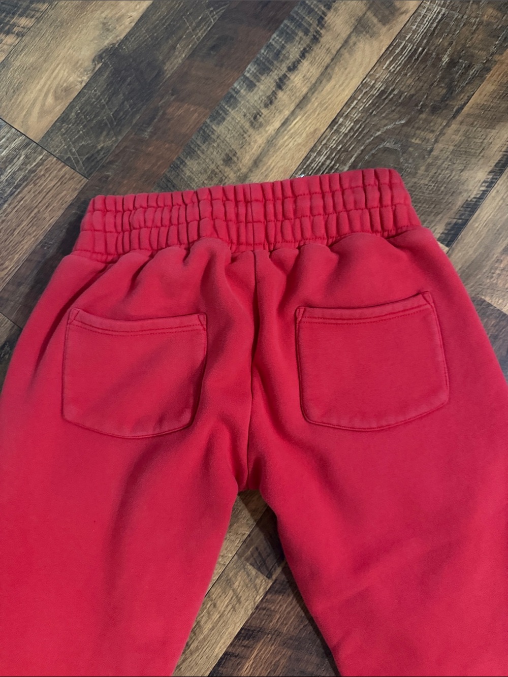Tulones Currency Collectors Red Joggers - Multi-Patch Streetwear - Size Small - Picture 8 of 8